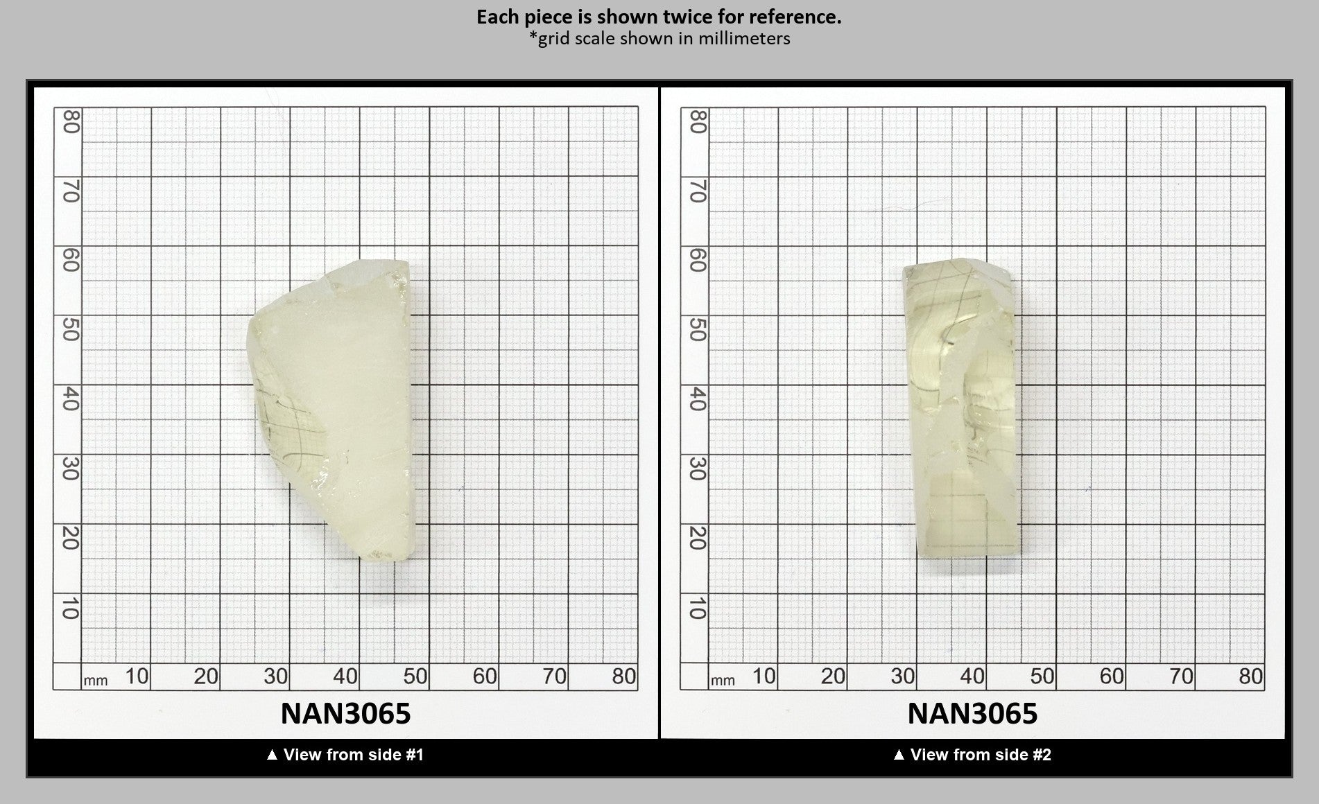 UV Reactive Nanosital #E-377 Lab Created Faceting Rough for Gem Cutting - Various Sizes : NAN3065
