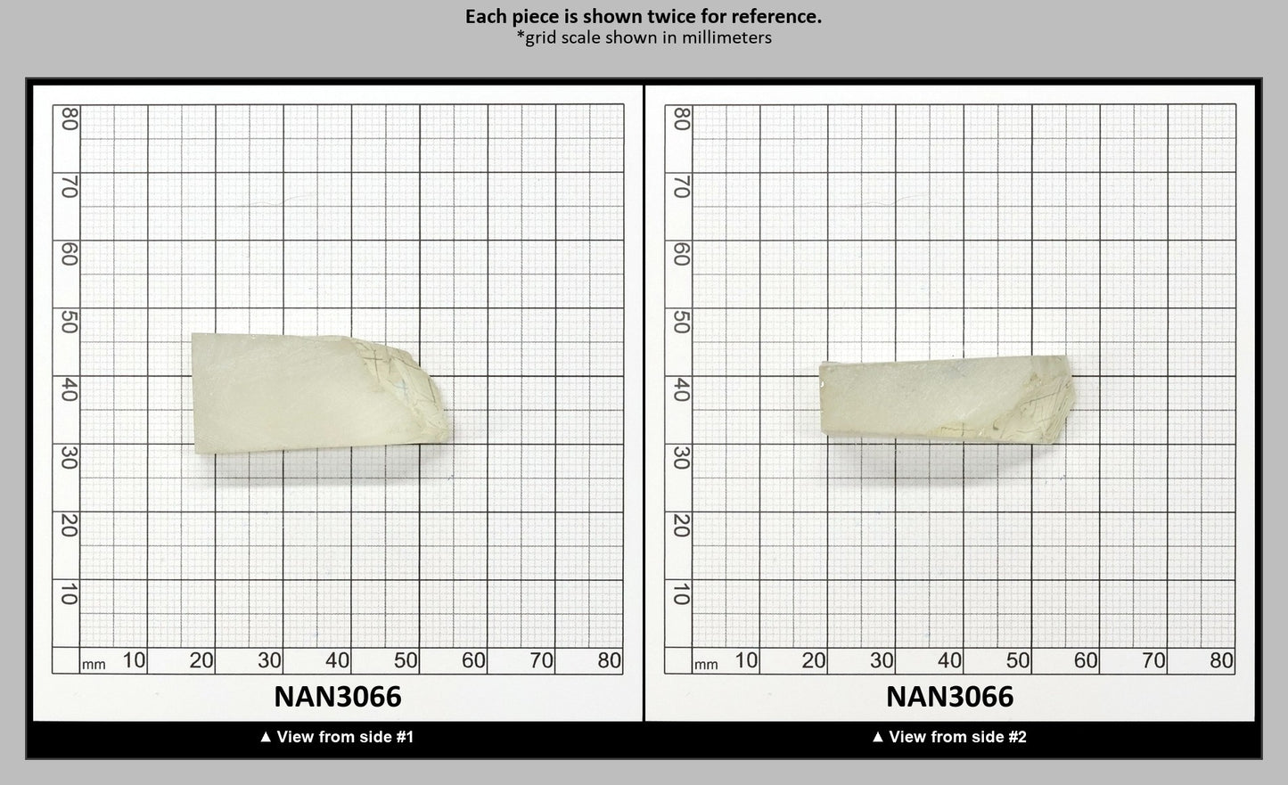 UV Reactive Nanosital #E-377 Lab Created Faceting Rough for Gem Cutting - Various Sizes : NAN3066