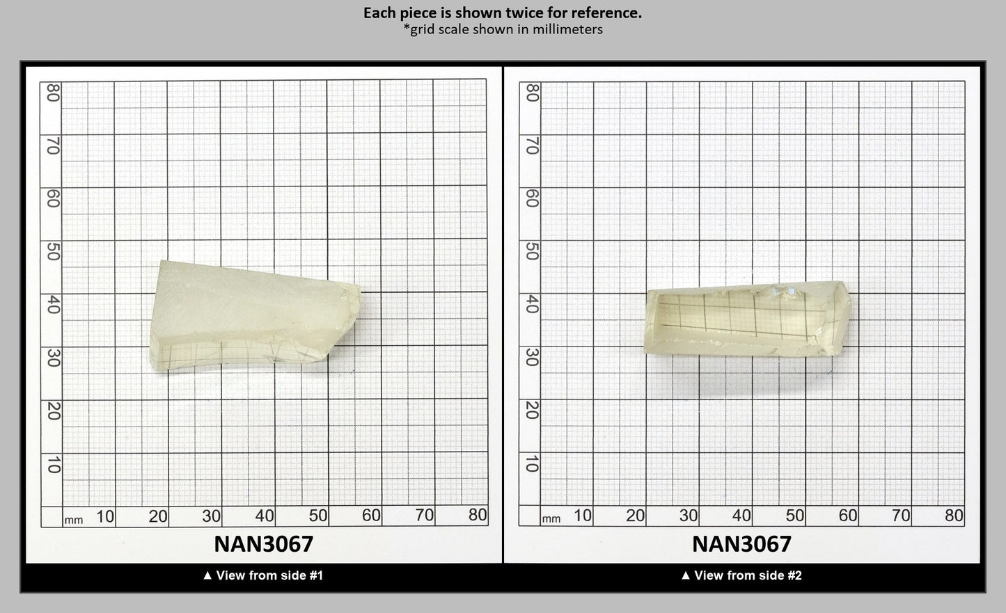 UV Reactive Nanosital #E-377 Lab Created Faceting Rough for Gem Cutting - Various Sizes : NAN3067