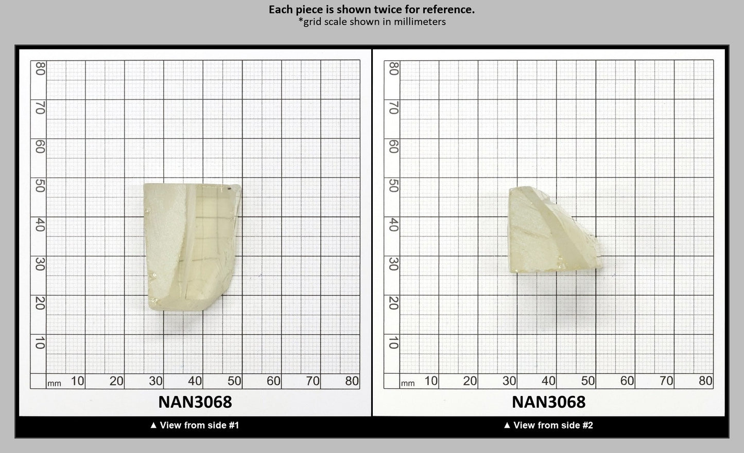 UV Reactive Nanosital #E-377 Lab Created Faceting Rough for Gem Cutting - Various Sizes : NAN3068