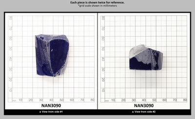 UV Reactive Nanosital #E-459 Lab Created Faceting Rough for Gem Cutting - Various Sizes : NAN3090