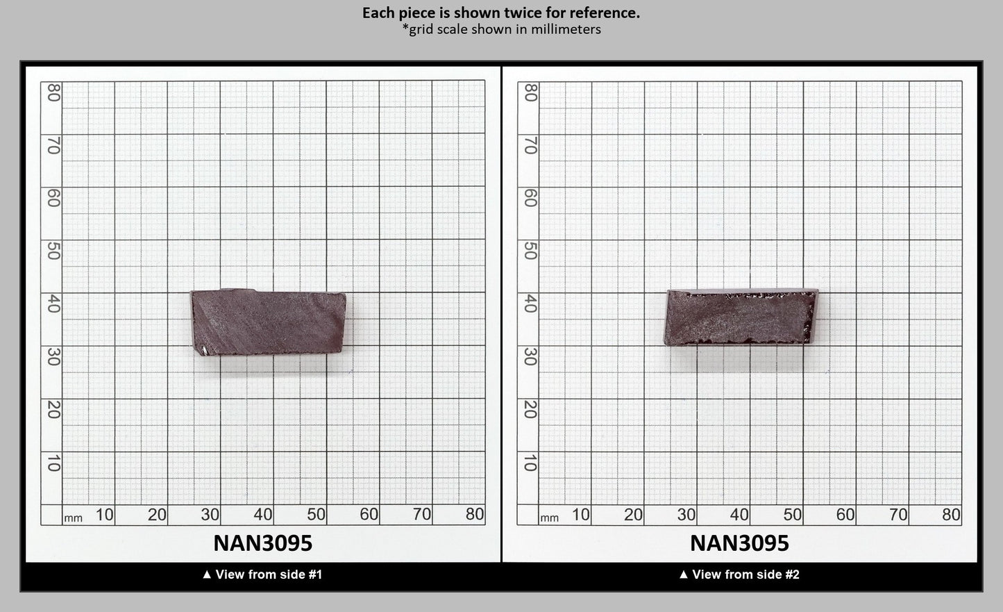 Nanosital Simulated Dark Padparadscha Sapphire Lab Created Faceting Rough for Gem Cutting - #E-481 - Various Sizes : NAN3095