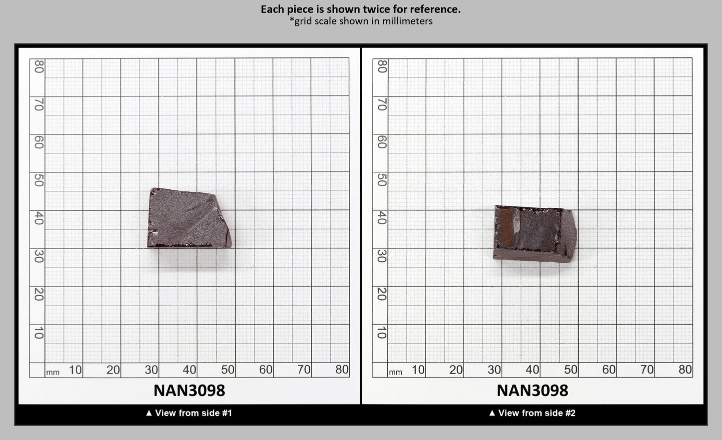Nanosital Simulated Dark Padparadscha Sapphire Lab Created Faceting Rough for Gem Cutting - #E-481 - Various Sizes : NAN3098