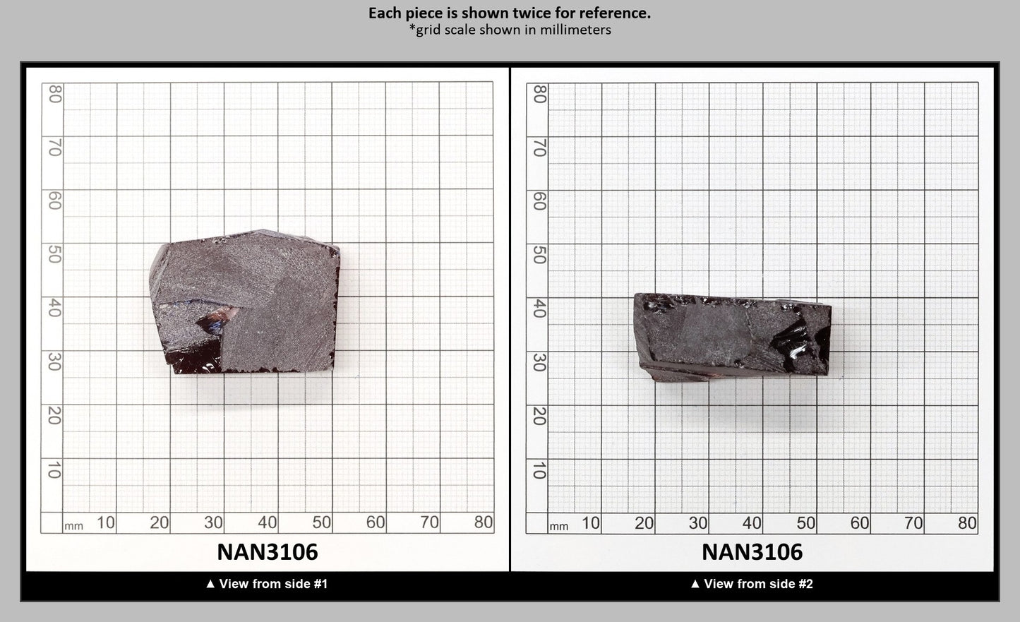 Nanosital Simulated Dark Padparadscha Sapphire Lab Created Faceting Rough for Gem Cutting - #E-481 - Various Sizes : NAN3106