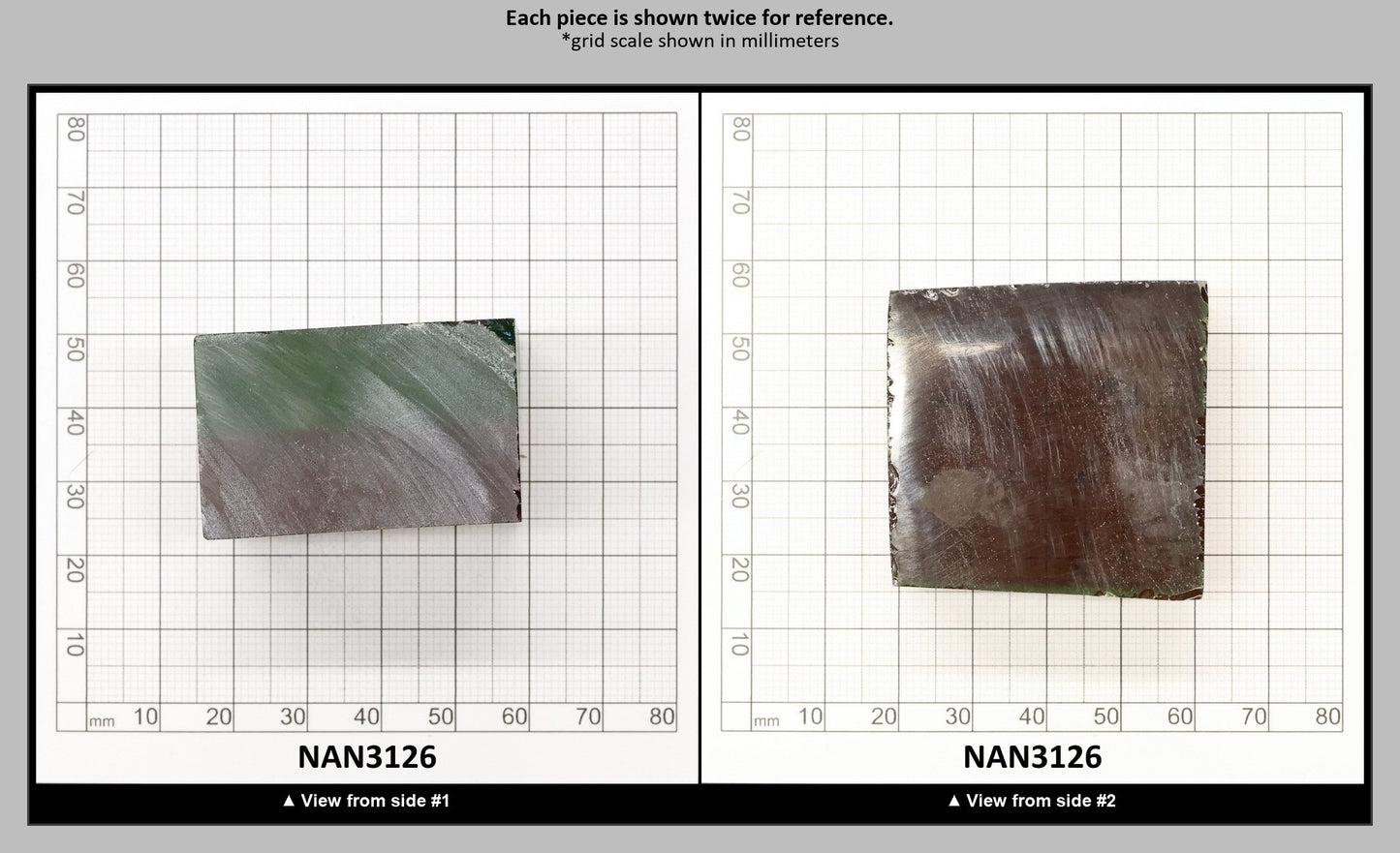 Nanosital Simulated Bi-Color Lab Created Faceting Rough for Gem Cutting - Green-Orange - Various Sizes : NAN3126