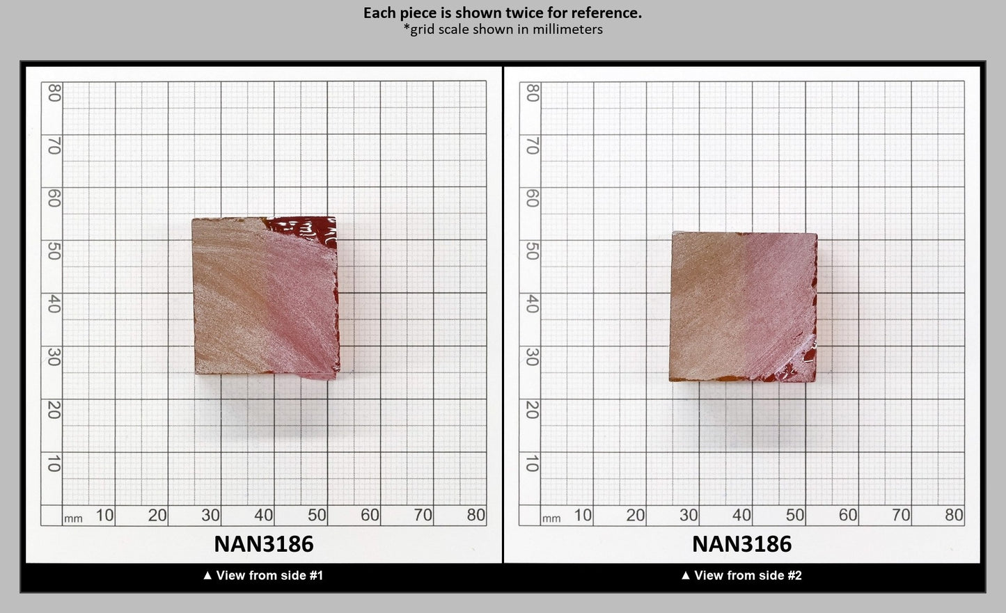 Nanosital Simulated Bi-Color Lab Created Faceting Rough for Gem Cutting - Yellow-Pink - Various Sizes : NAN3186