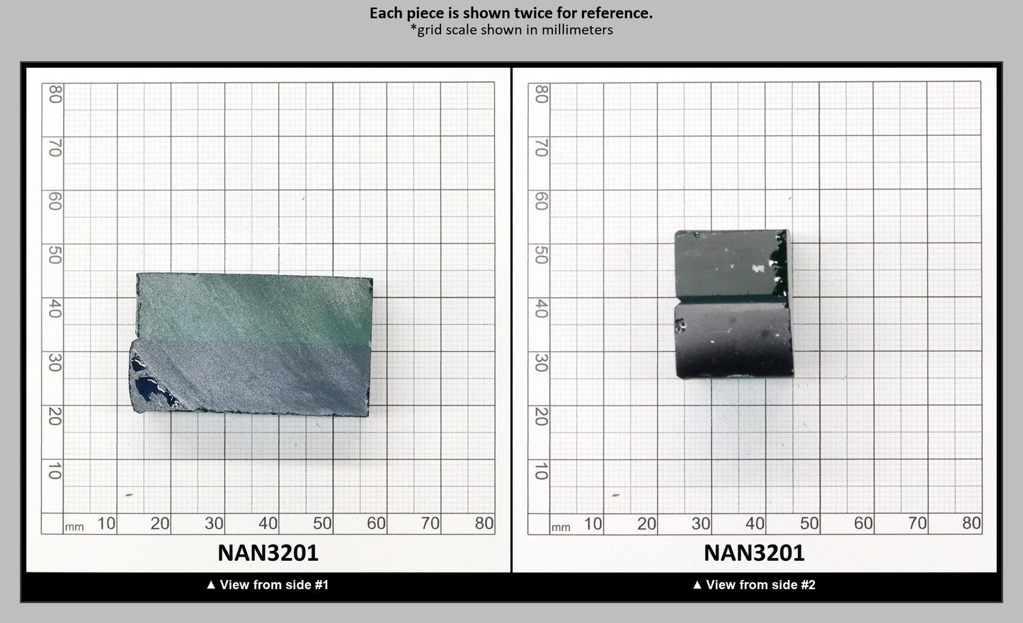 Nanosital Simulated Bi-Color Lab Created Faceting Rough for Gem Cutting - Blue-Green - Various Sizes : NAN3201