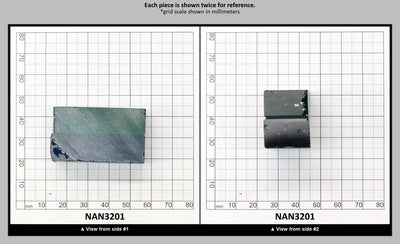 Nanosital Simulated Bi-Color Lab Created Faceting Rough for Gem Cutting - Blue-Green - Various Sizes : NAN3201