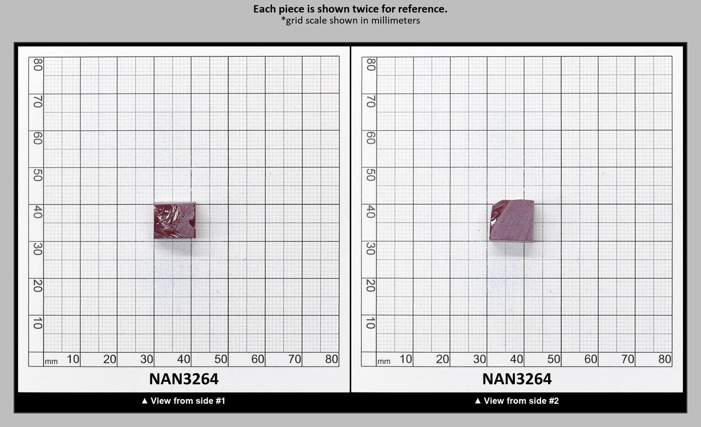 Nanosital Simulated Sweet Dreams Lab Created Faceting Rough for Gem Cutting - #400 - Various Sizes : NAN3264