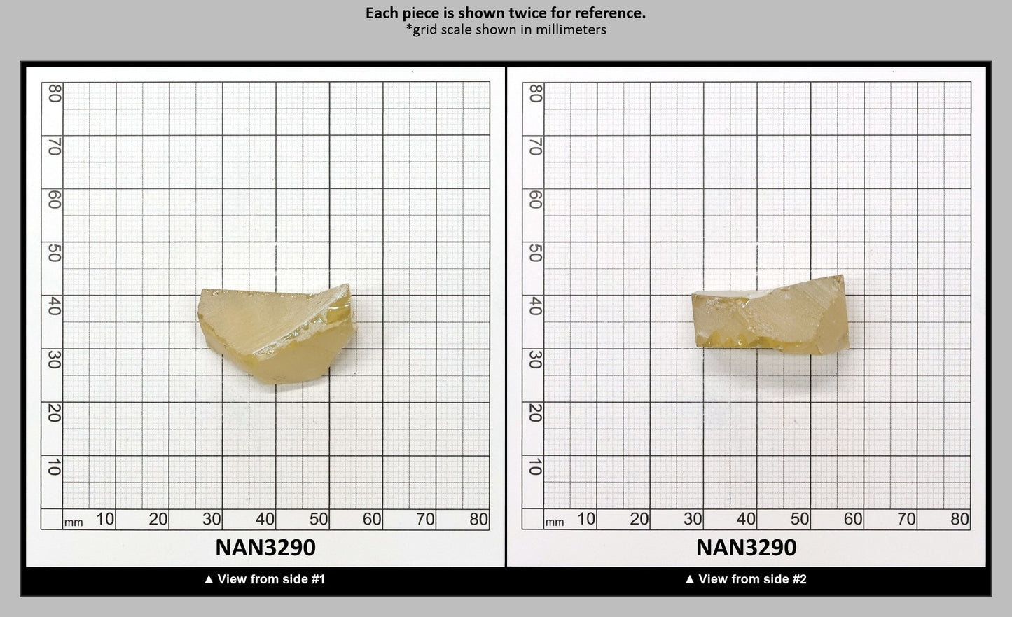 UV Reactive Nanosital #E-275 Lab Created Faceting Rough for Gem Cutting - Various Sizes : NAN3290