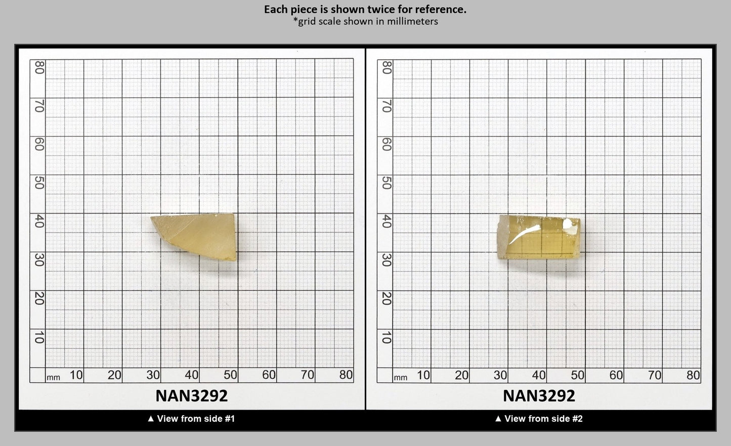 UV Reactive Nanosital #E-275 Lab Created Faceting Rough for Gem Cutting - Various Sizes : NAN3292