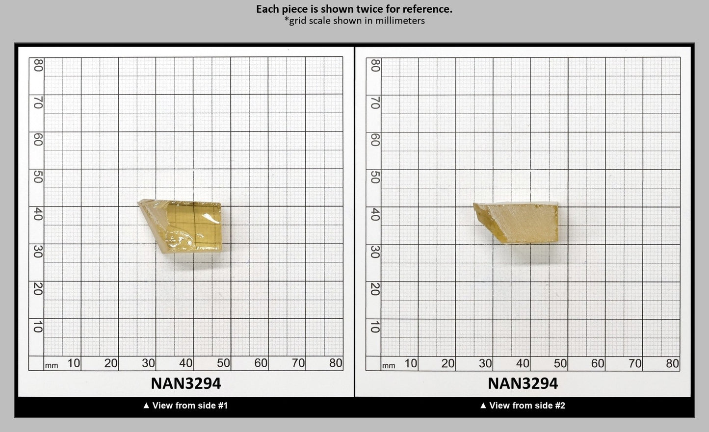 UV Reactive Nanosital #E-275 Lab Created Faceting Rough for Gem Cutting - Various Sizes : NAN3294