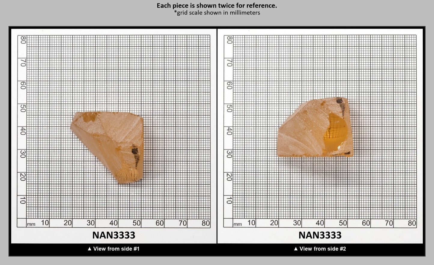 Nanosital Simulated Champagne Morganite Lab Created Faceting Rough for Gem Cutting - #777 - Various Sizes : NAN3333