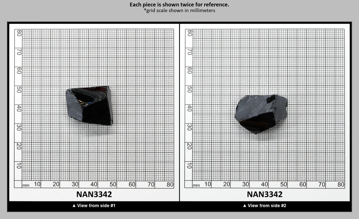 Nanosital Simulated Dark London Blue Topaz Lab Created Faceting Rough for Gem Cutting - #48 - Various Sizes : NAN3342
