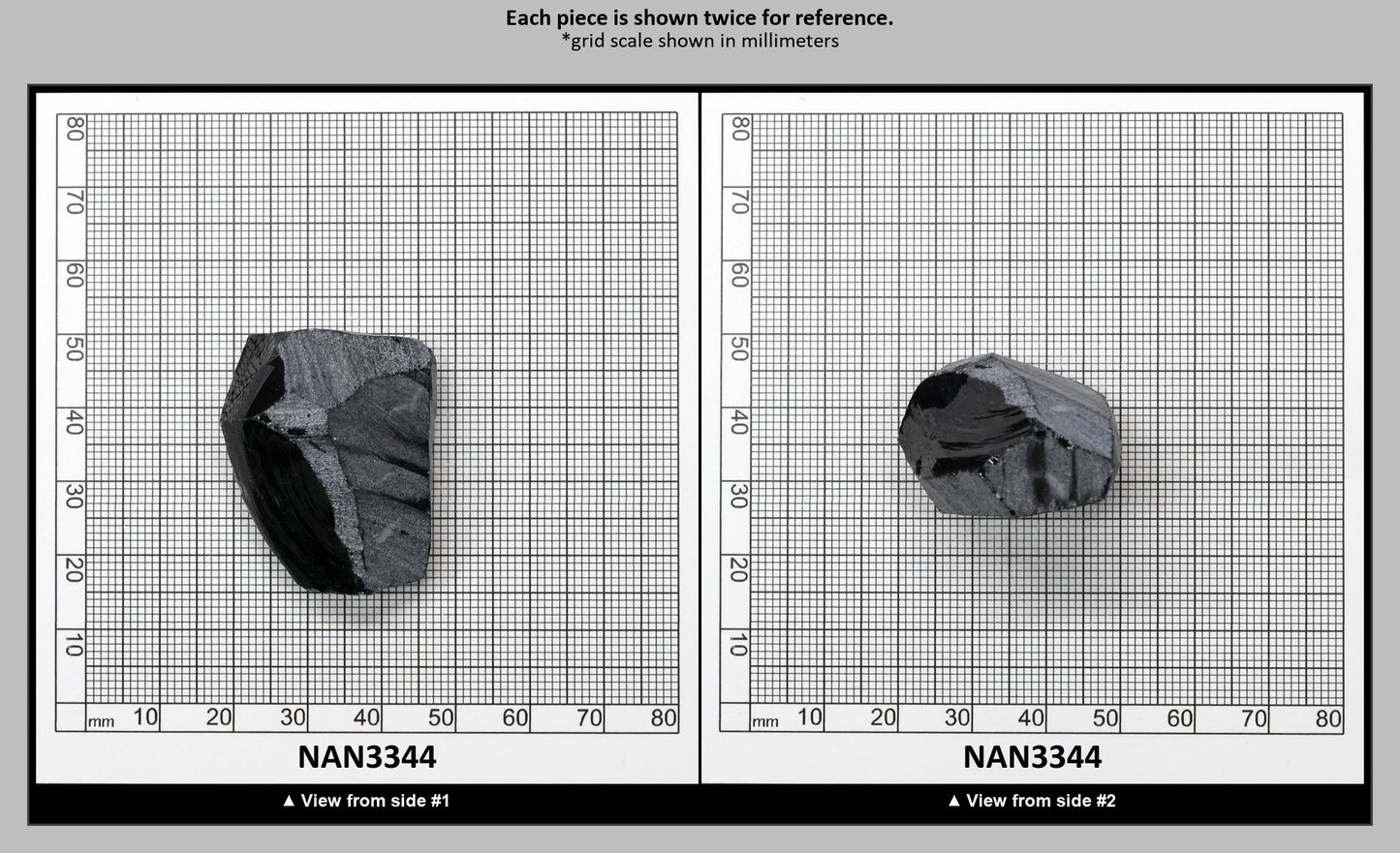 Nanosital Simulated Dark London Blue Topaz Lab Created Faceting Rough for Gem Cutting - #48 - Various Sizes : NAN3344