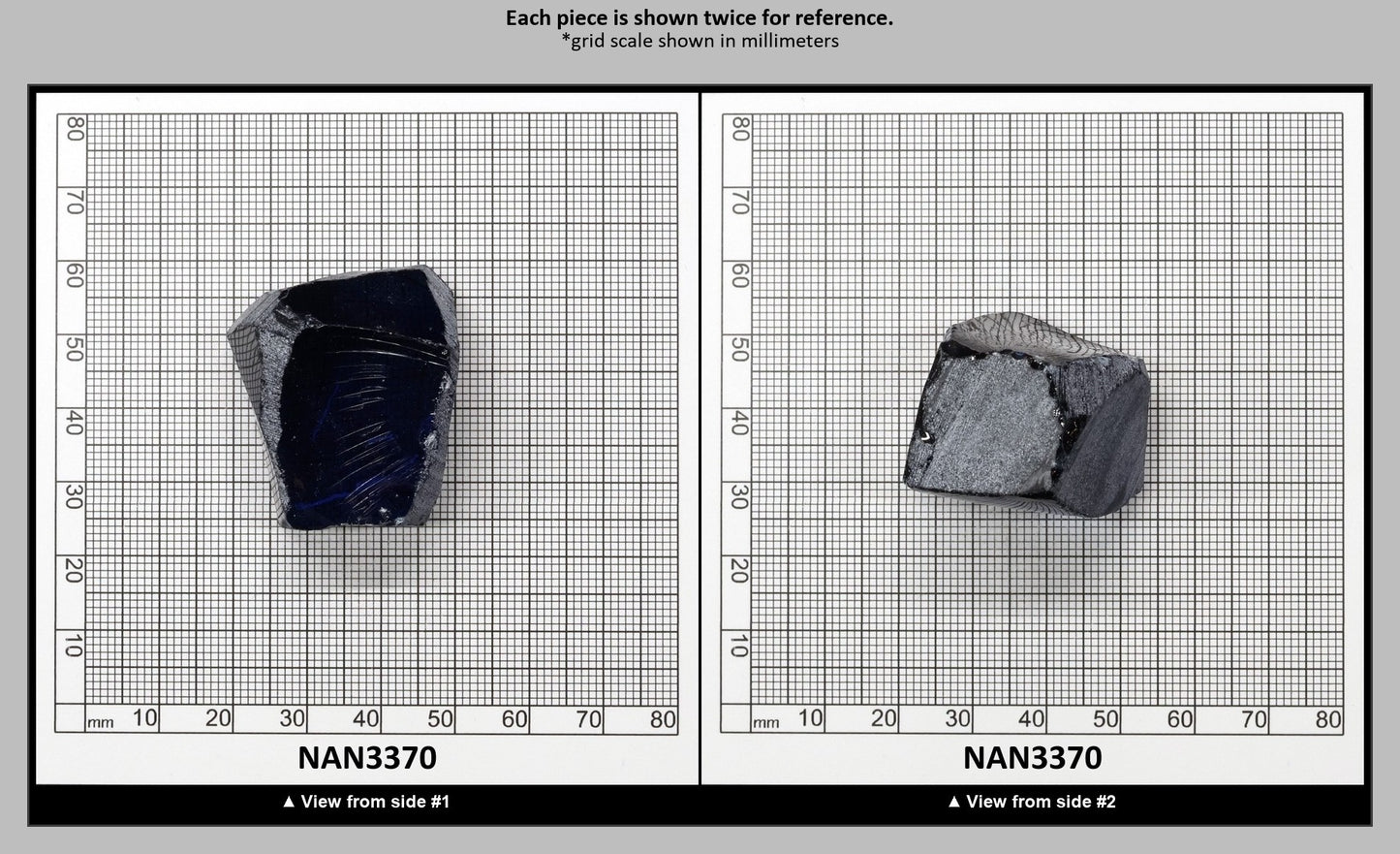 Nanosital Simulated Swiss Blue Topaz Lab Created Faceting Rough for Gem Cutting - #1782 - Various Sizes : NAN3370