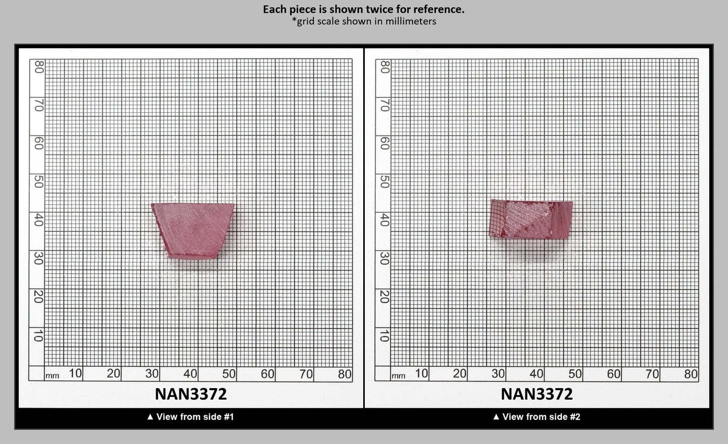 Nanosital Simulated Kunzite Lab Created Faceting Rough for Gem Cutting - #A-8483 - Various Sizes : NAN3372