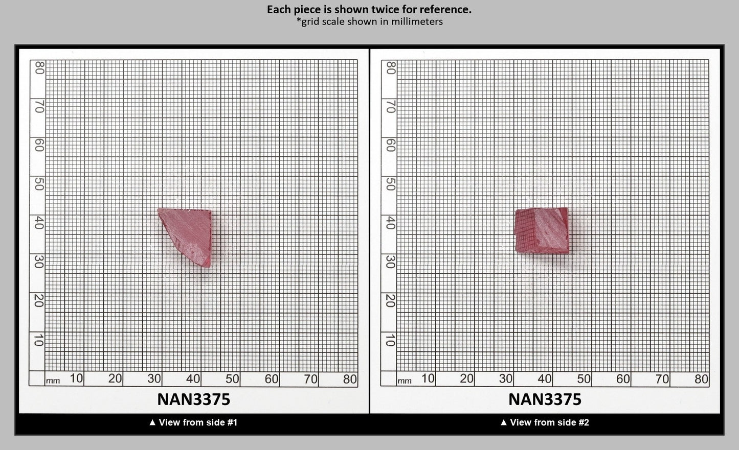 Nanosital Simulated Kunzite Lab Created Faceting Rough for Gem Cutting - #A-8483 - Various Sizes : NAN3375