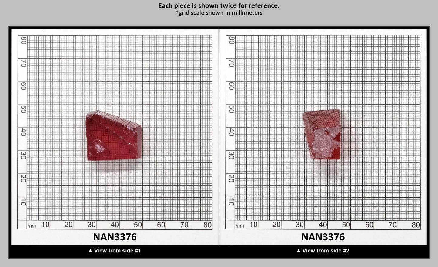 Nanosital Simulated Kunzite Lab Created Faceting Rough for Gem Cutting - #A-8483 - Various Sizes : NAN3376