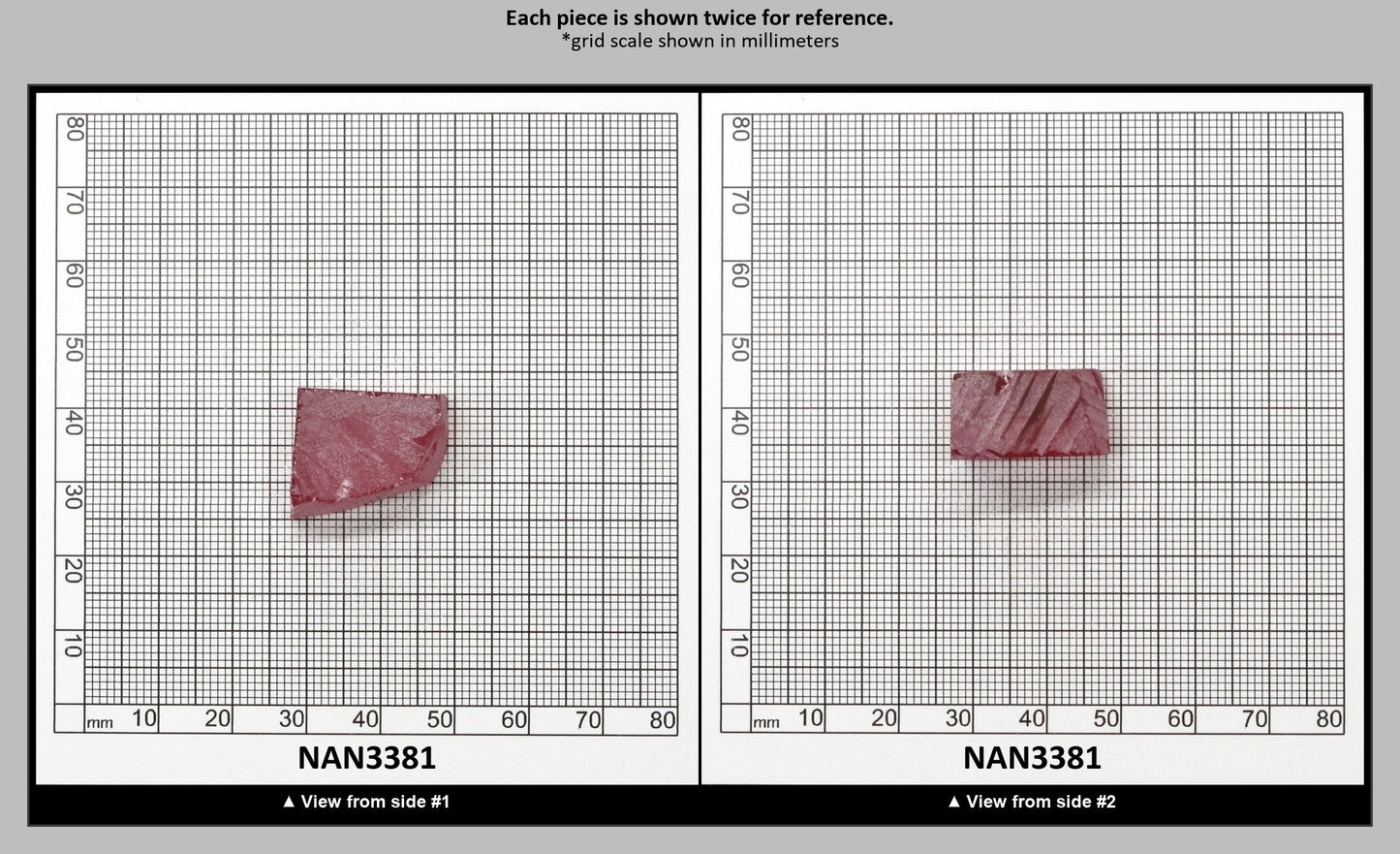 Nanosital Simulated Kunzite Lab Created Faceting Rough for Gem Cutting - #A-8483 - Various Sizes : NAN3381