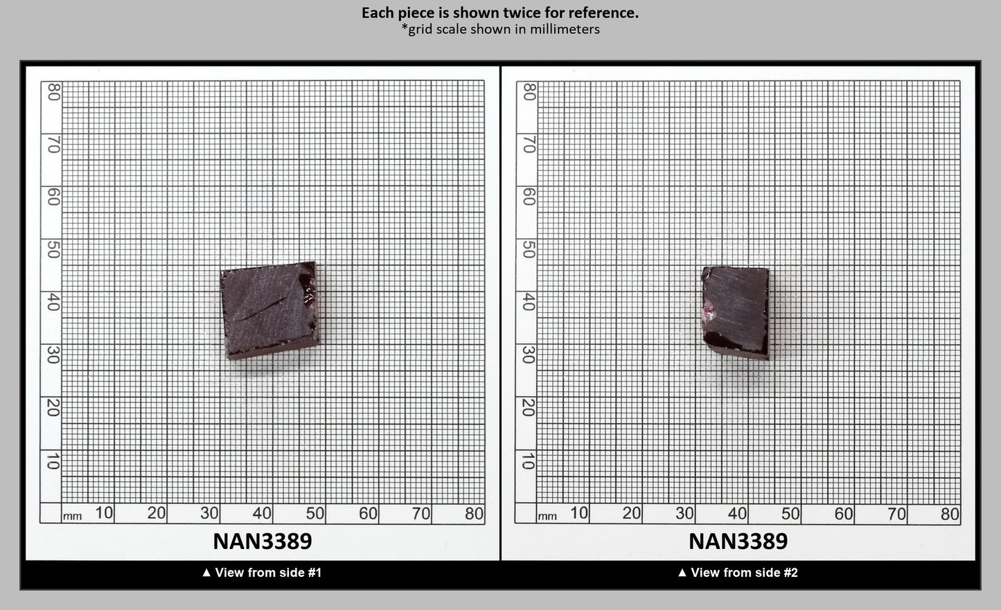 Nanosital Simulated Red Spinel Lab Created Faceting Rough for Gem Cutting - #B-30 - Various Sizes : NAN3389