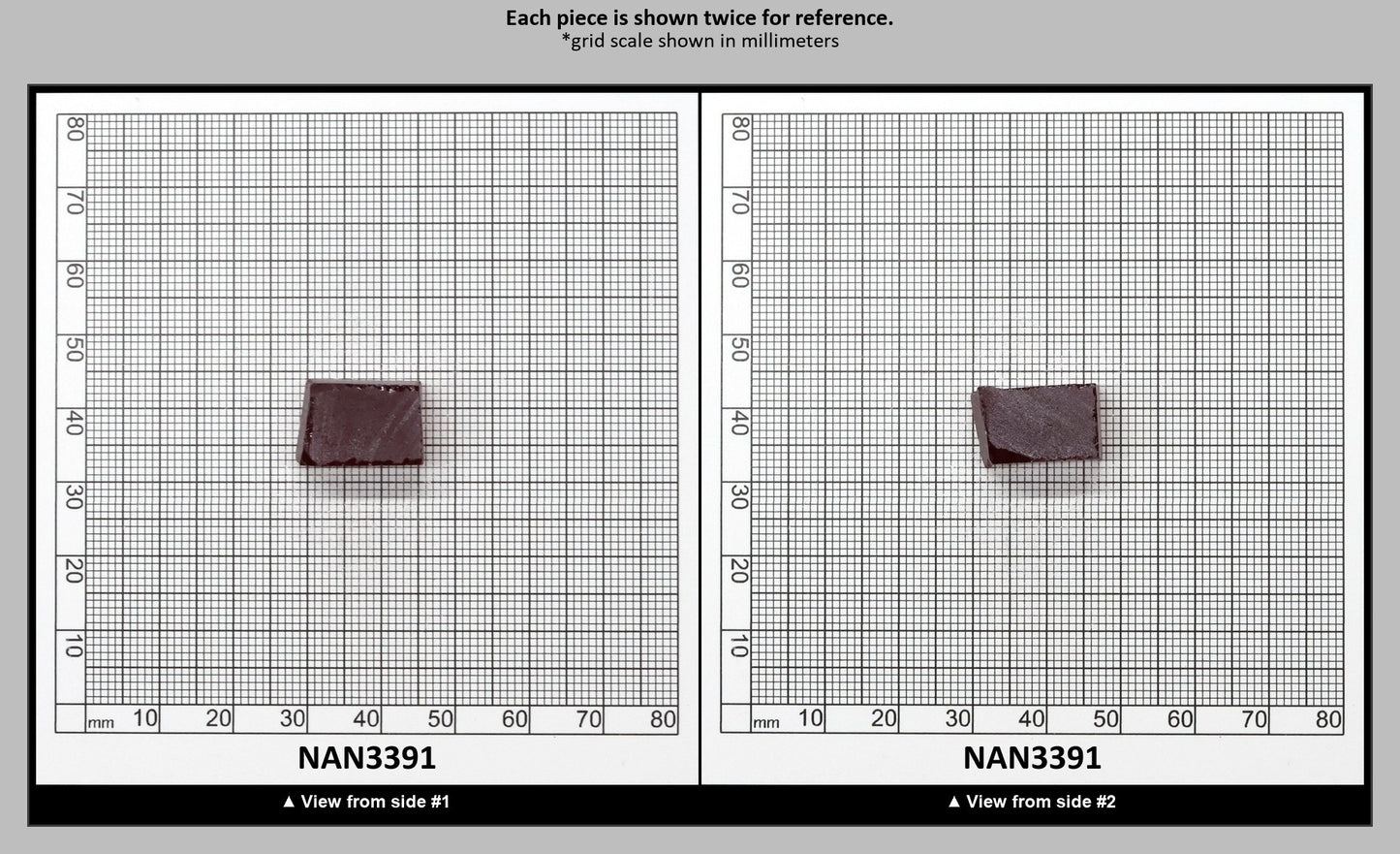 Nanosital Simulated Red Spinel Lab Created Faceting Rough for Gem Cutting - #B-30 - Various Sizes : NAN3391