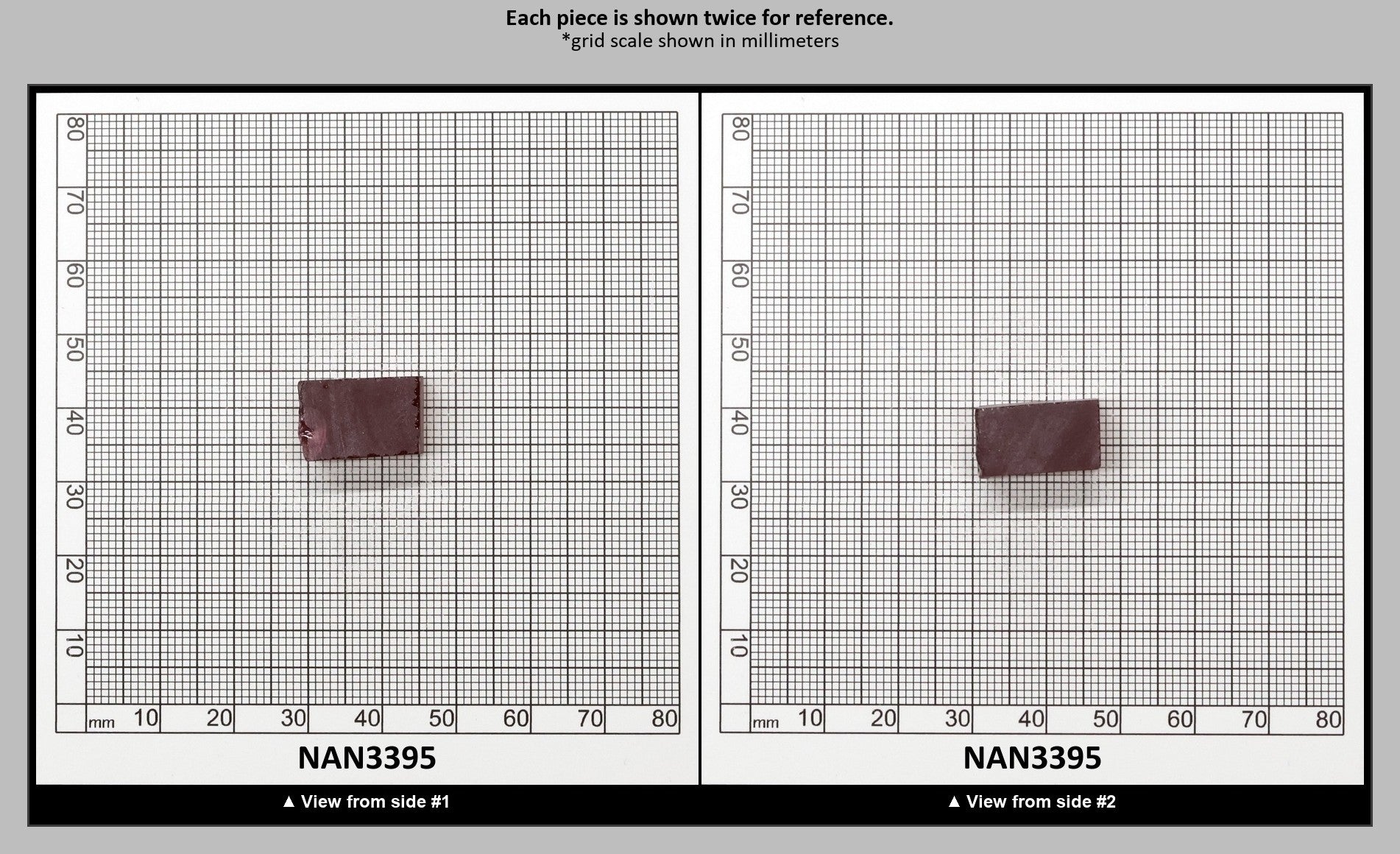 Nanosital Simulated Red Spinel Lab Created Faceting Rough for Gem Cutting - #B-30 - Various Sizes : NAN3395