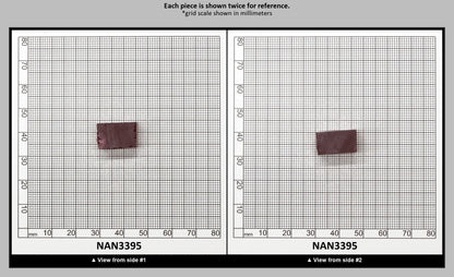 Nanosital Simulated Red Spinel Lab Created Faceting Rough for Gem Cutting - #B-30 - Various Sizes : NAN3395