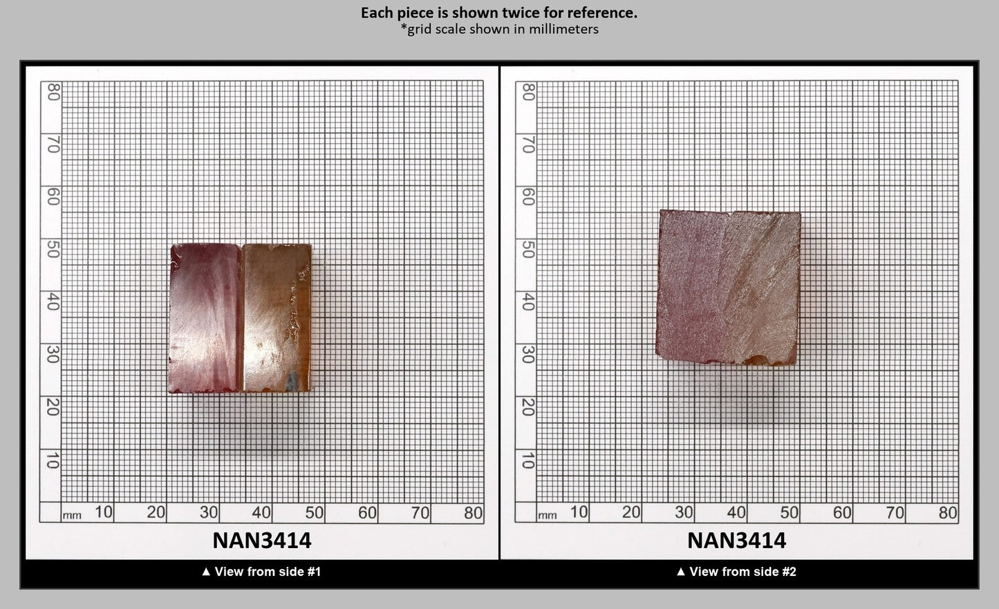 Nanosital Simulated Bi-Color Lab Created Faceting Rough for Gem Cutting - Kunzite-Intense Yellow - Various Sizes : NAN3414