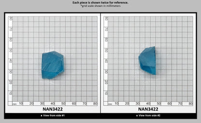 Nanosital Simulated Neon Paraiba Tourmaline Lab Created Faceting Rough for Gem Cutting - #B-6206 - Various Sizes : NAN3422