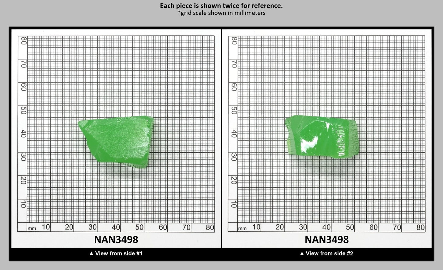 Nanosital Simulated Light Kryptonite Opal Lab Created Faceting Rough for Gem Cutting - #0011/1 - Various Sizes : NAN3498