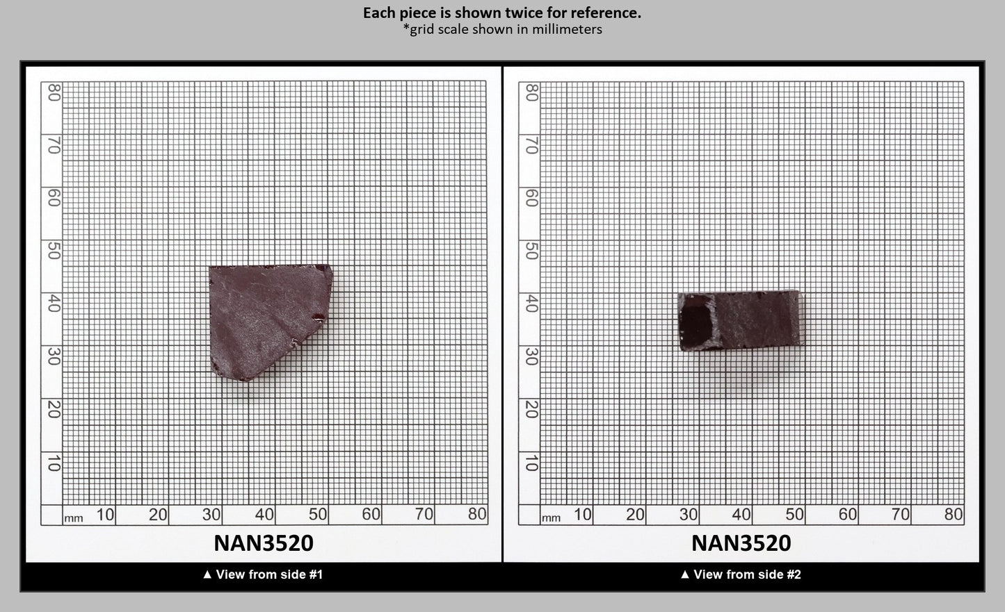 Nanosital Simulated Light Bordeaux Lab Created Faceting Rough for Gem Cutting - #A-7859 - Various Sizes : NAN3520