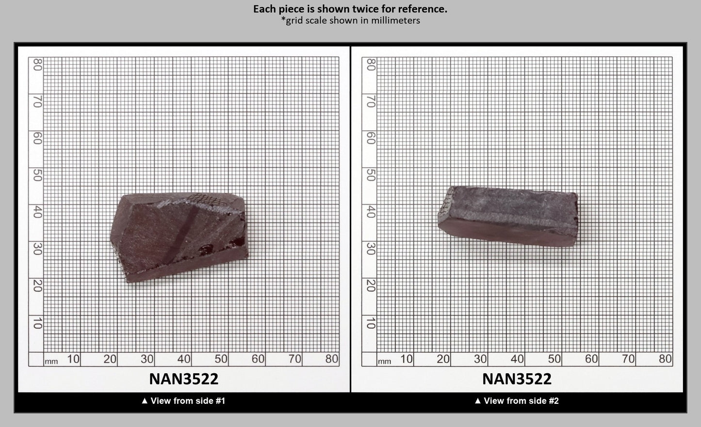 Nanosital Simulated Light Bordeaux Lab Created Faceting Rough for Gem Cutting - #A-7859 - Various Sizes : NAN3522