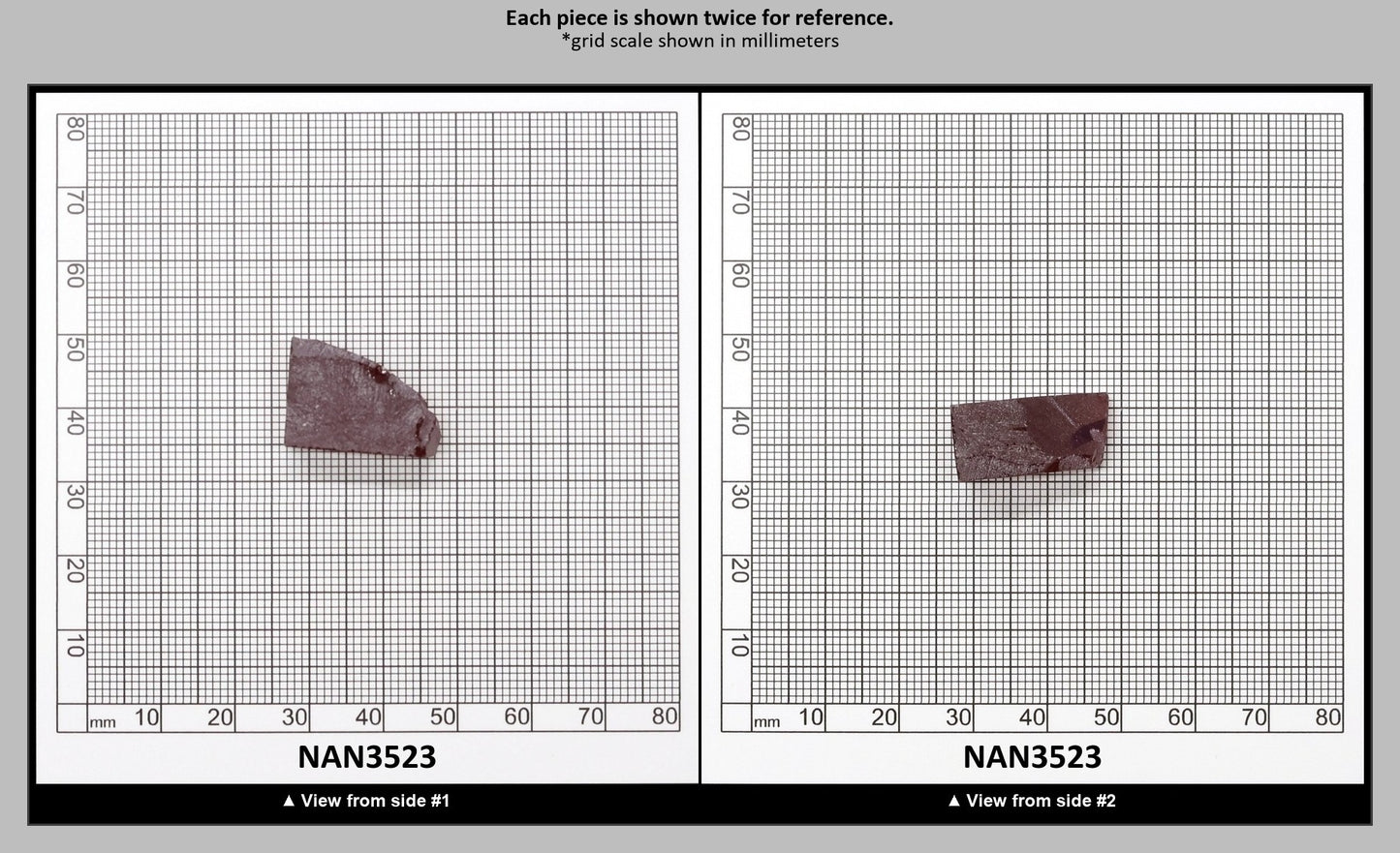 Nanosital Simulated Light Bordeaux Lab Created Faceting Rough for Gem Cutting - #A-7859 - Various Sizes : NAN3523