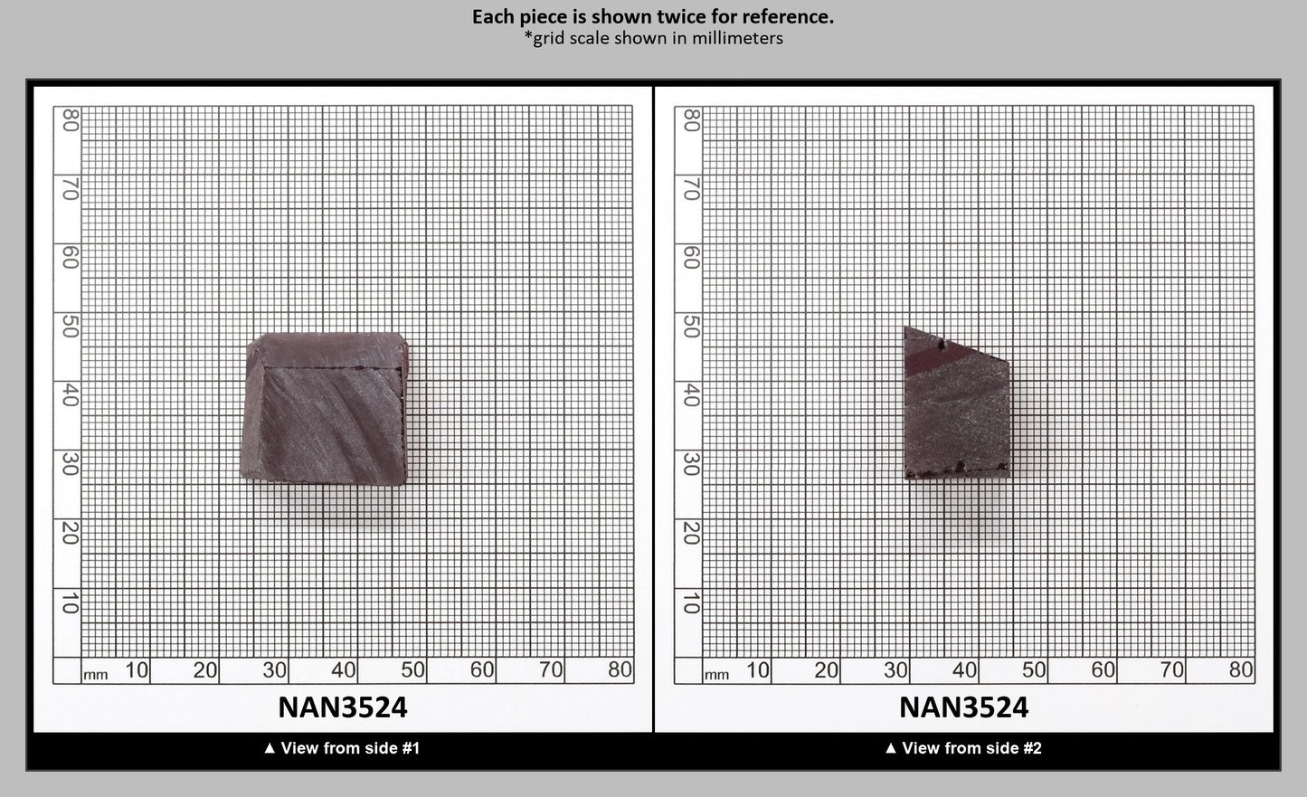 Nanosital Simulated Light Bordeaux Lab Created Faceting Rough for Gem Cutting - #A-7859 - Various Sizes : NAN3524