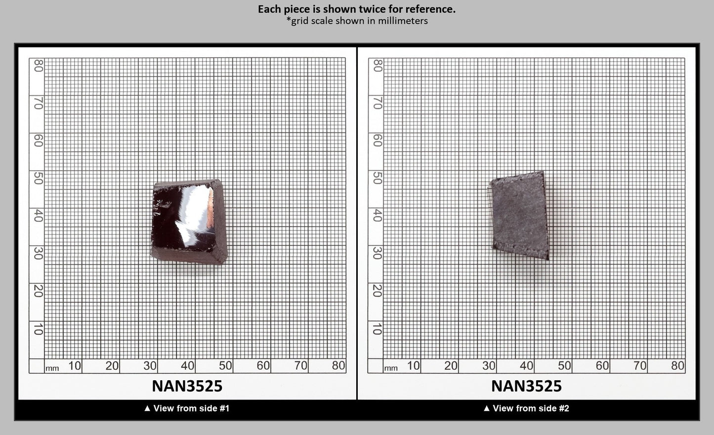 Nanosital Simulated Light Bordeaux Lab Created Faceting Rough for Gem Cutting - #A-7859 - Various Sizes : NAN3525