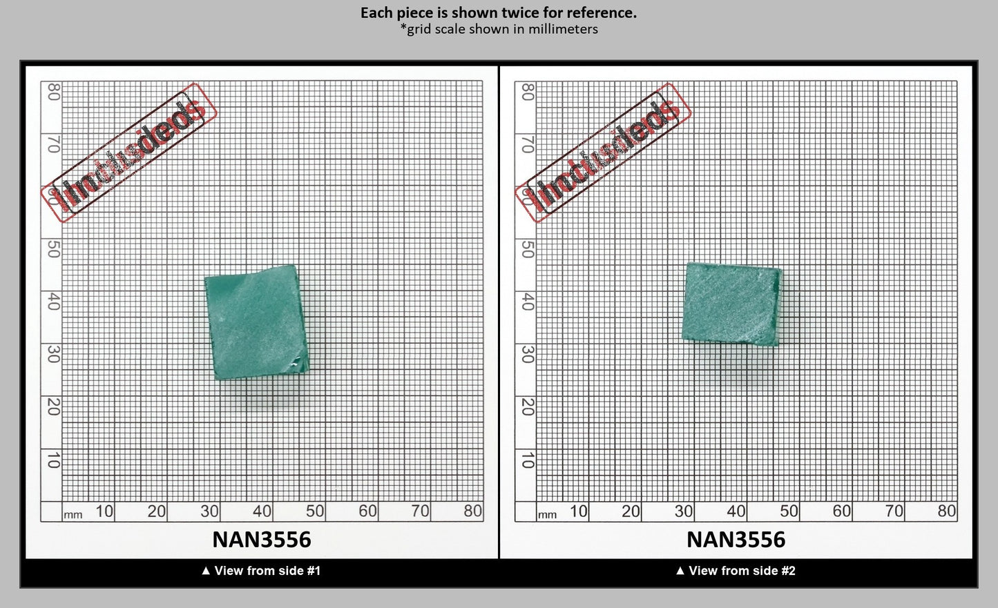 Nanosital Simulated Light Emerald (Slightly Included)  Lab Created Faceting Rough for Gem Cutting - #Z-0/4- Various Sizes : NAN3556
