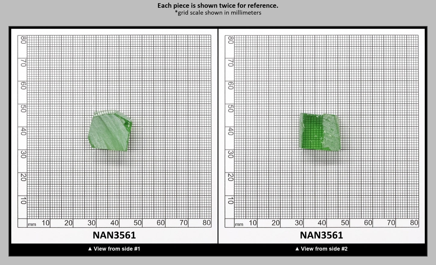 Nanosital Simulated Color Changing Lab Created Faceting Rough for Gem Cutting - #B-1719 - Various Sizes : NAN3561
