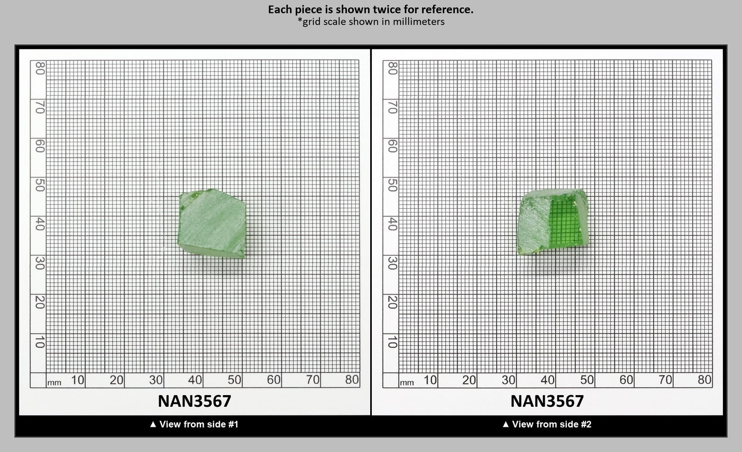 Nanosital Simulated Color Changing Lab Created Faceting Rough for Gem Cutting - #B-1719 - Various Sizes : NAN3567