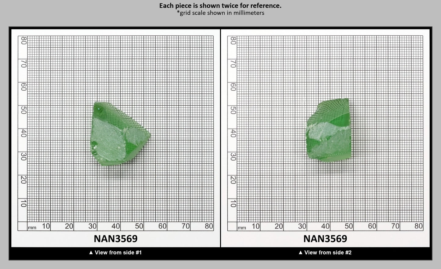 Nanosital Simulated Color Changing Lab Created Faceting Rough for Gem Cutting - #B-1719 - Various Sizes : NAN3569