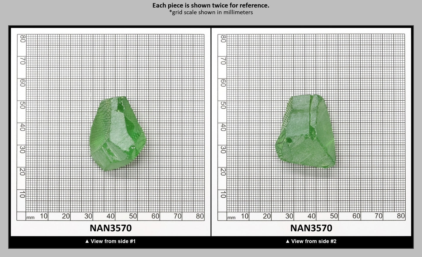 Nanosital Simulated Color Changing Lab Created Faceting Rough for Gem Cutting - #B-1719 - Various Sizes : NAN3570