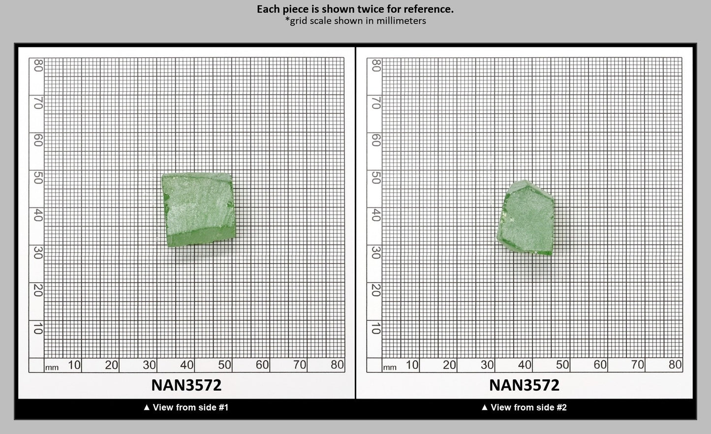 Nanosital Simulated Color Changing Lab Created Faceting Rough for Gem Cutting - #B-1719 - Various Sizes : NAN3572