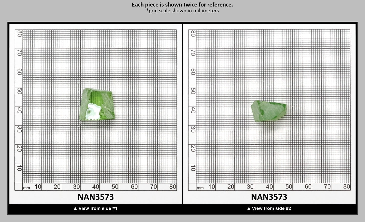 Nanosital Simulated Color Changing Lab Created Faceting Rough for Gem Cutting - #B-1719 - Various Sizes : NAN3573