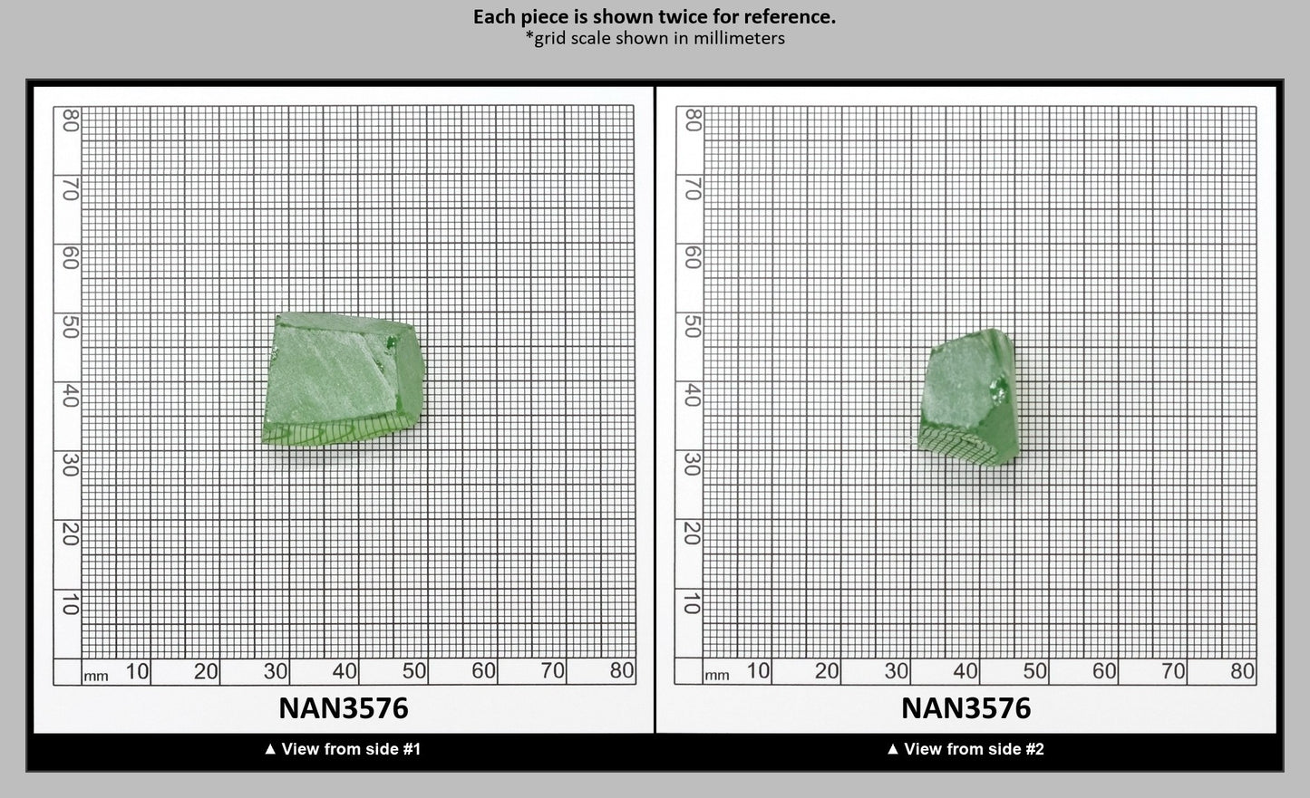 Nanosital Simulated Color Changing Lab Created Faceting Rough for Gem Cutting - #B-1719 - Various Sizes : NAN3576
