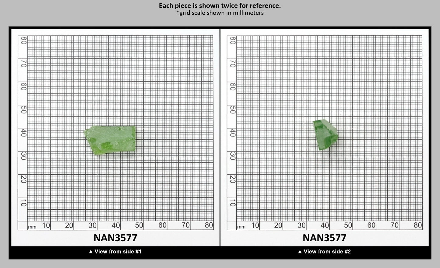 Nanosital Simulated Color Changing Lab Created Faceting Rough for Gem Cutting - #B-1719 - Various Sizes : NAN3577