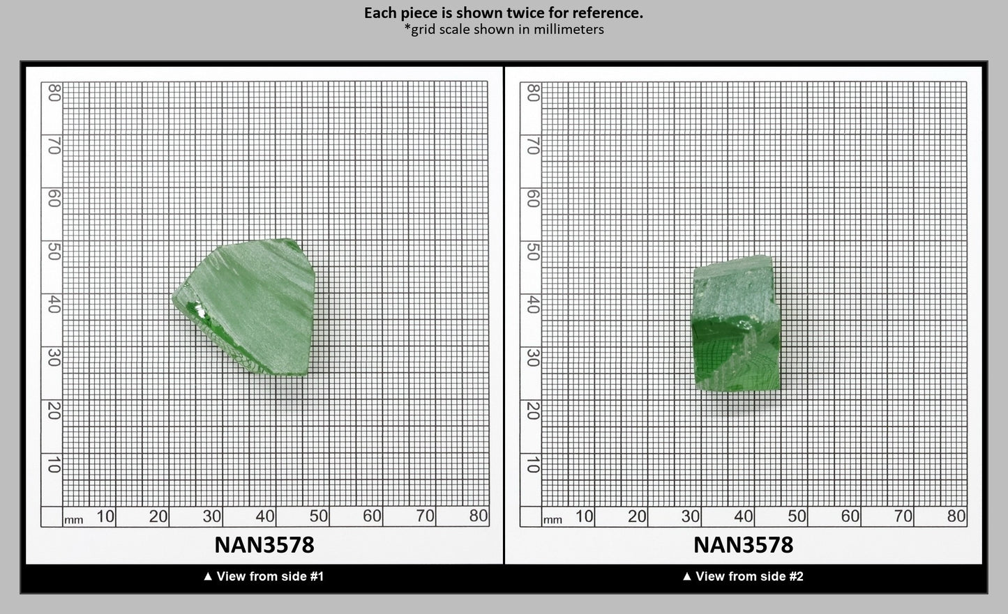 Nanosital Simulated Color Changing Lab Created Faceting Rough for Gem Cutting - #B-1719 - Various Sizes : NAN3578