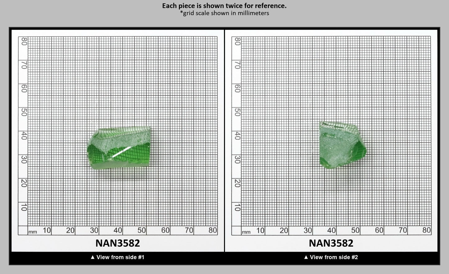Nanosital Simulated Color Changing Lab Created Faceting Rough for Gem Cutting - #B-1719 - Various Sizes : NAN3582