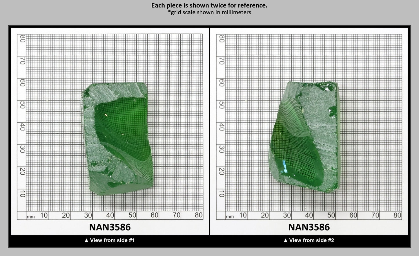 Nanosital Simulated Color Changing Lab Created Faceting Rough for Gem Cutting - #B-1719 - Various Sizes : NAN3586