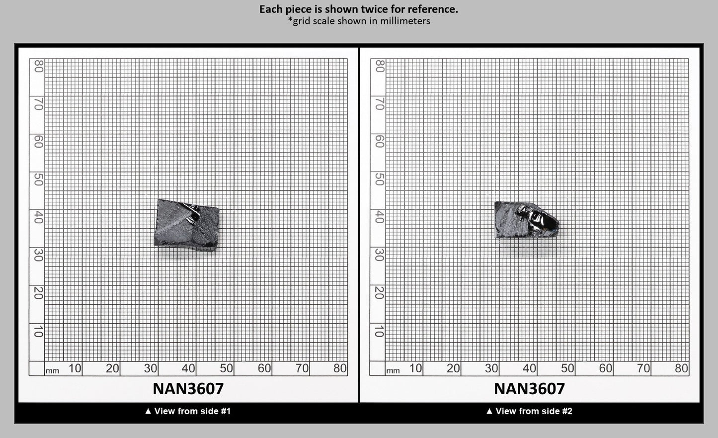 Nanosital Simulated Ocean Steel Lab Created Faceting Rough for Gem Cutting - #A-4016 - Various Sizes : NAN3607