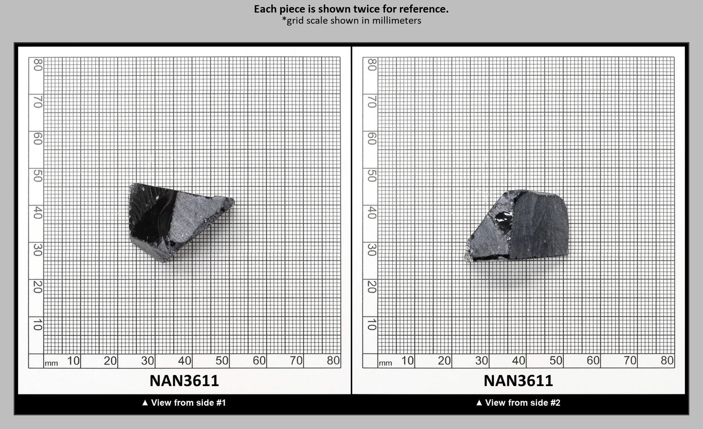 Nanosital Simulated Ocean Steel Lab Created Faceting Rough for Gem Cutting - #A-4016 - Various Sizes : NAN3611
